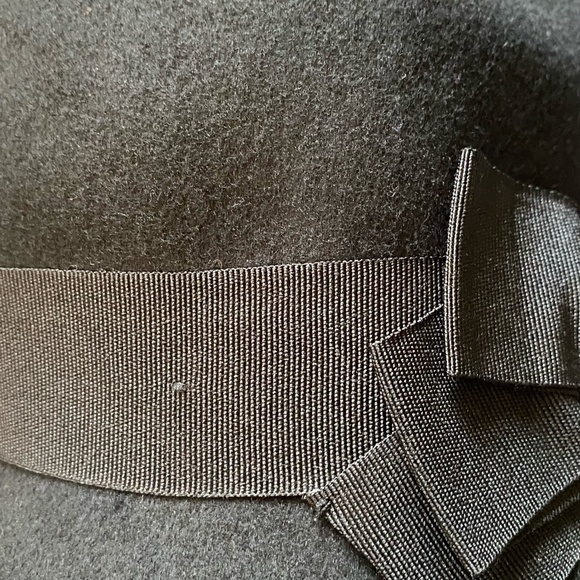 San Diego Hat Co.-Womens Wool Elegant Feminine Black Bow Evening Hat - Picture 5 of 13